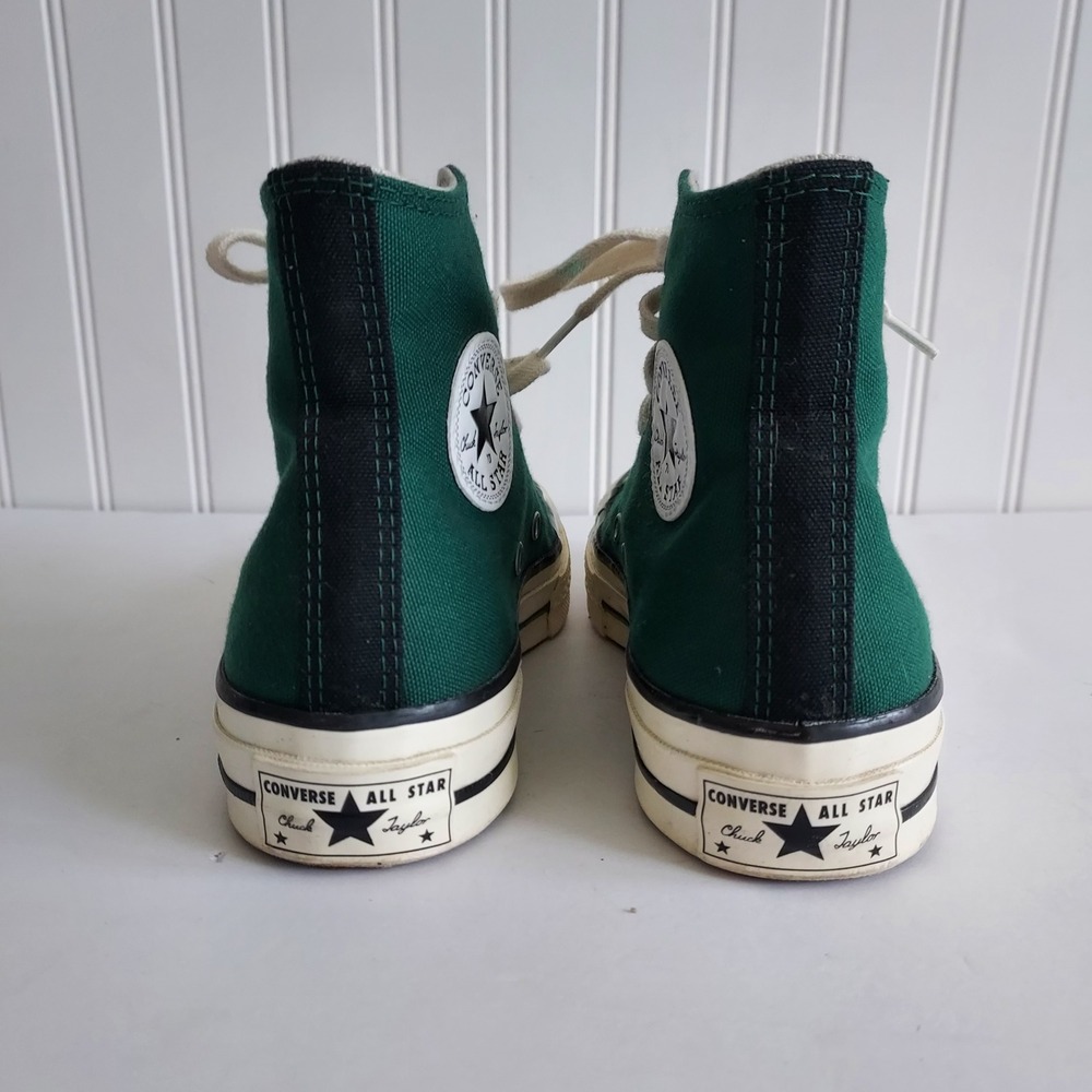 Converse Chuck 70 High Top Sneakers Forest Green Canvas M 3.5 W 5.5 - Picture 4 of 9